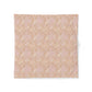 Beige patterned fabric on a white background