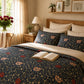 Cotton Duvet Cover inspired by William Morris - Medway Collection