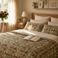 Cotton Duvet Cover inspired by William Morris - Trellis Collection