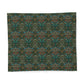 Decorative fabric with a pattern on a white background