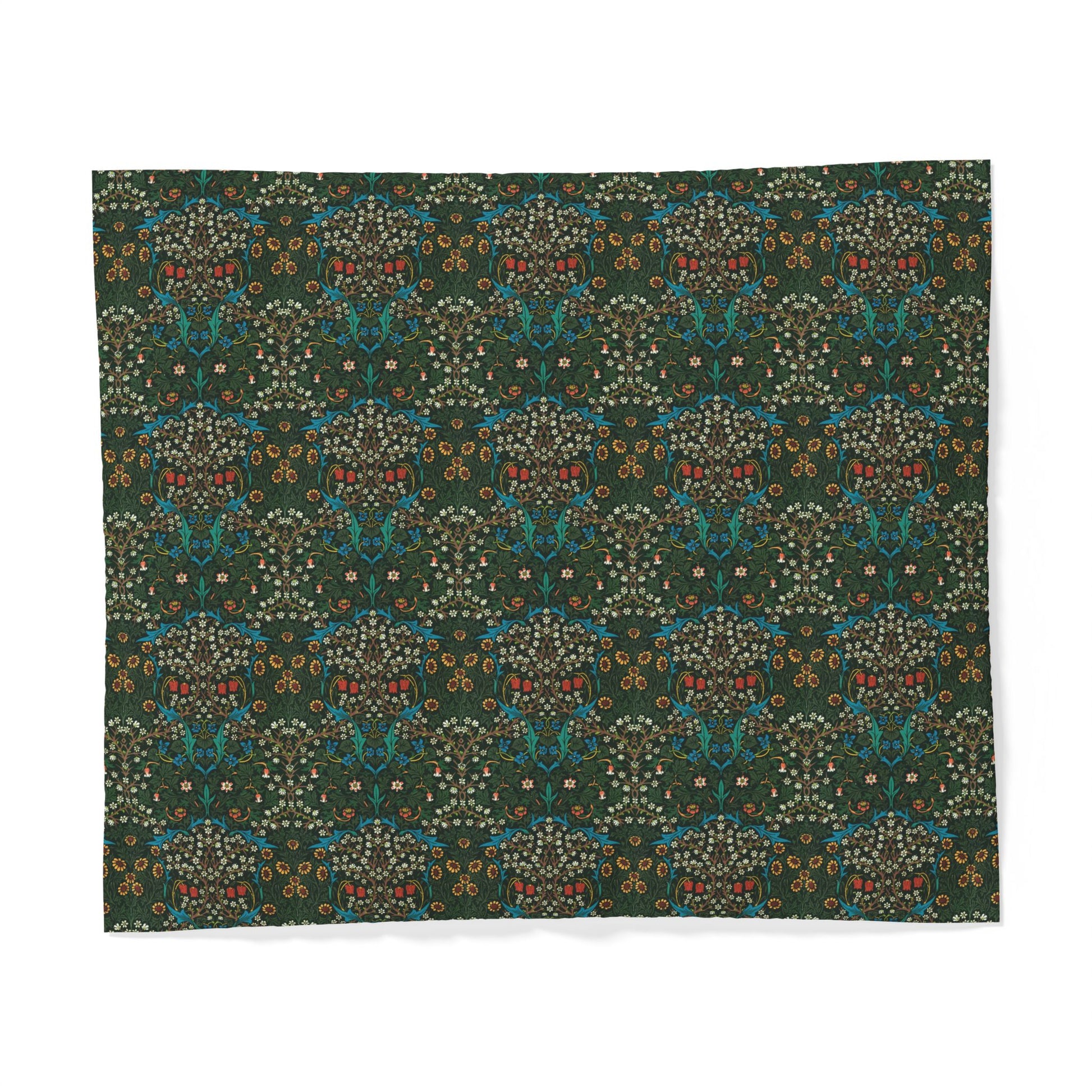 Decorative fabric with a pattern on a white background