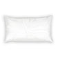 White pillow on a white background