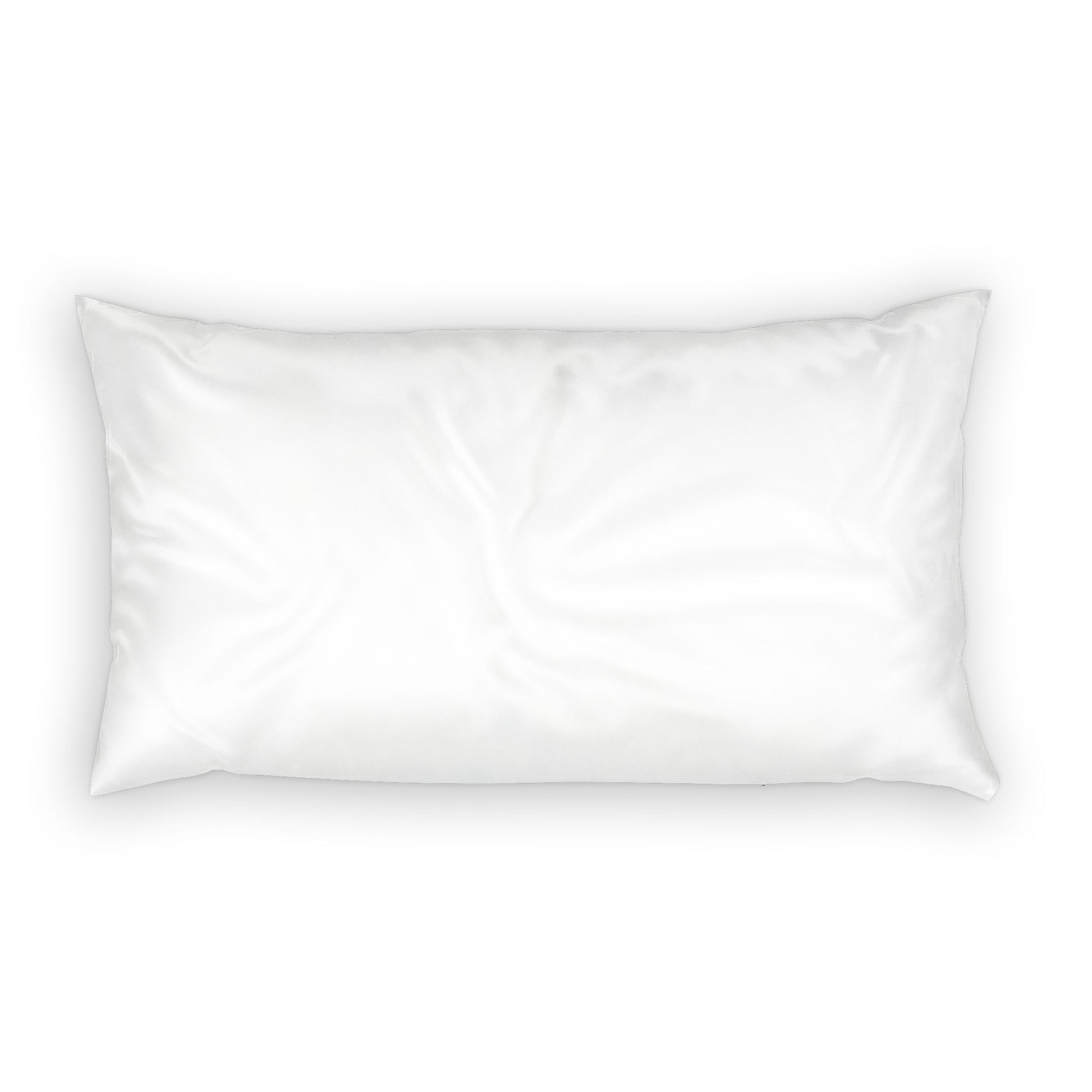 White pillow on a white background