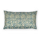 Decorative pillow with floral pattern on a white background