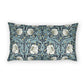 Decorative pillow with floral pattern on a white background