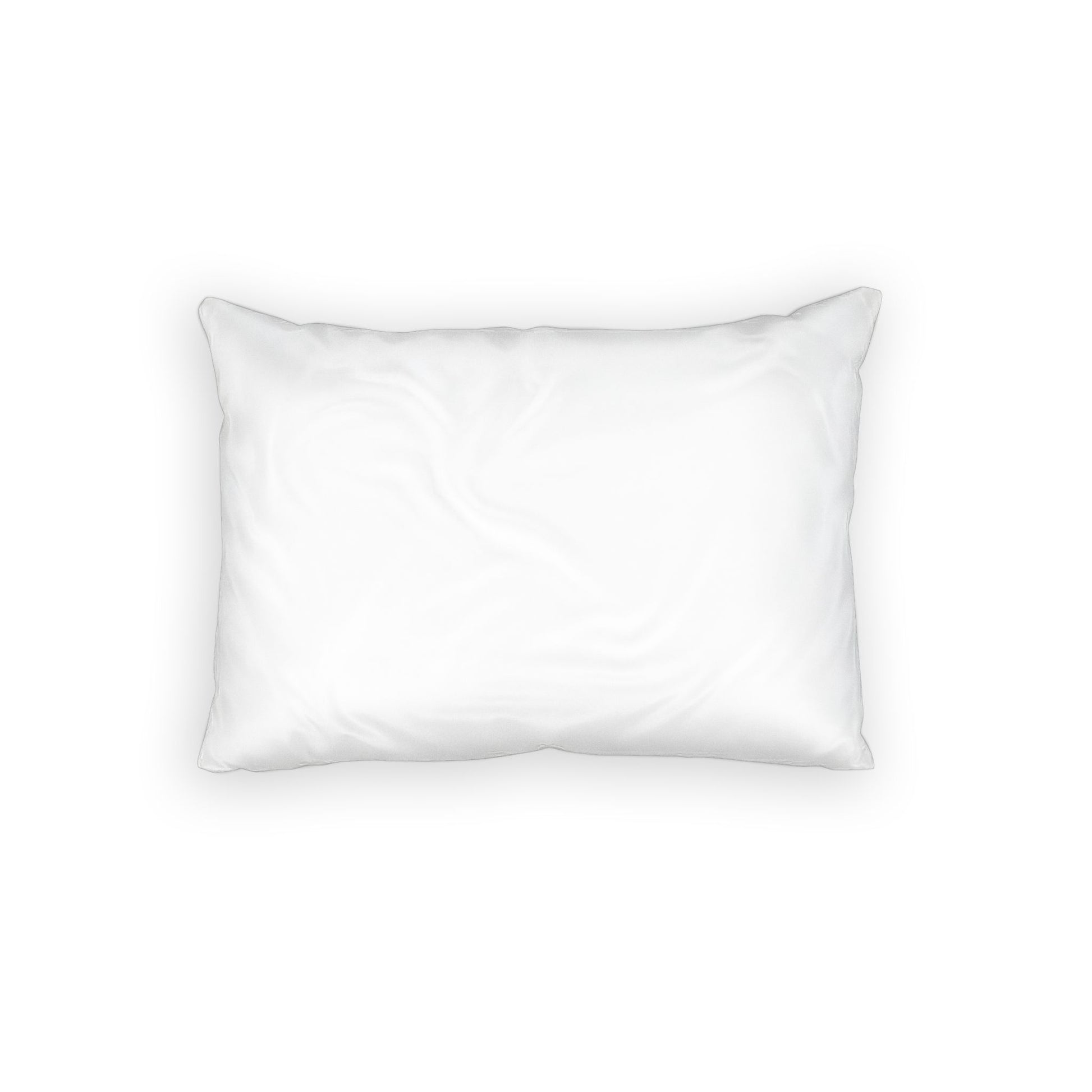 White pillow on a white background