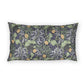 Decorative pillow with floral pattern on a white background