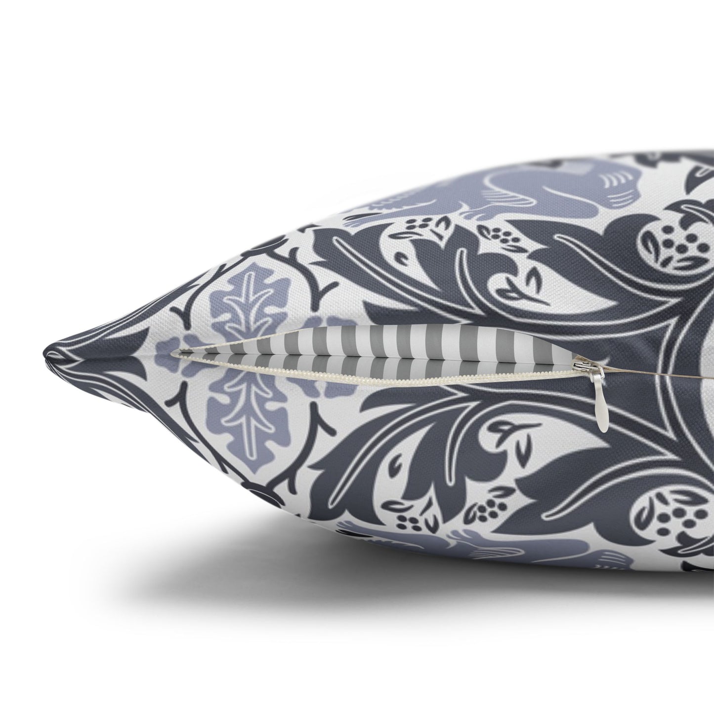 Cushion Cover inspired by William Morris - Brer Rabbit Collection (Grey)