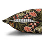 Decorative pillow with floral pattern on a white background