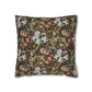 Decorative pillow with floral pattern on a white background