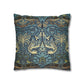 Decorative pillow with intricate floral pattern on a white background