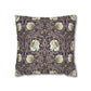 Decorative pillow with floral pattern on a white background