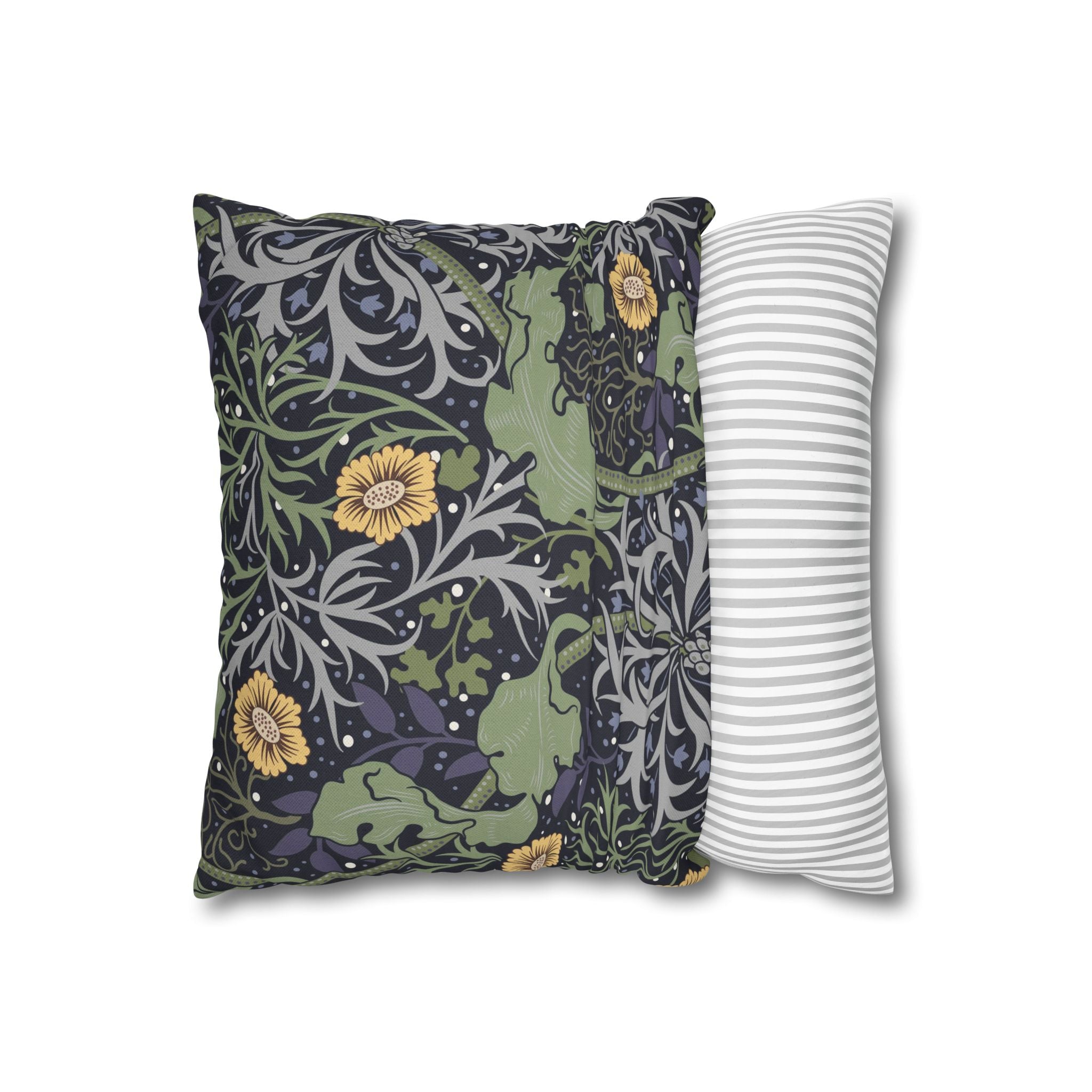 Cushion Cover by William Morris - Seaweed Collection (Yellow