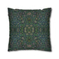 Cushion Cover inspired by William Morris - Violet and Columbine Collection (Green)