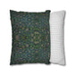 Cushion Cover inspired by William Morris - Violet and Columbine Collection (Green)