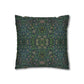 Cushion Cover inspired by William Morris - Violet and Columbine Collection (Green)