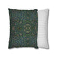 Cushion Cover inspired by William Morris - Violet and Columbine Collection (Green)