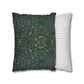Cushion Cover inspired by William Morris - Violet and Columbine Collection (Green)