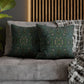 Cushion Cover inspired by William Morris - Violet and Columbine Collection (Green)