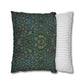 Two pillows, one with a plaid pattern and the other with a striped pattern, on a white background.