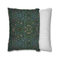 Cushion Cover inspired by William Morris - Violet and Columbine Collection (Green)