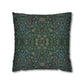 Cushion Cover inspired by William Morris - Violet and Columbine Collection (Green)