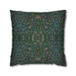 Cushion Cover inspired by William Morris - Violet and Columbine Collection (Green)