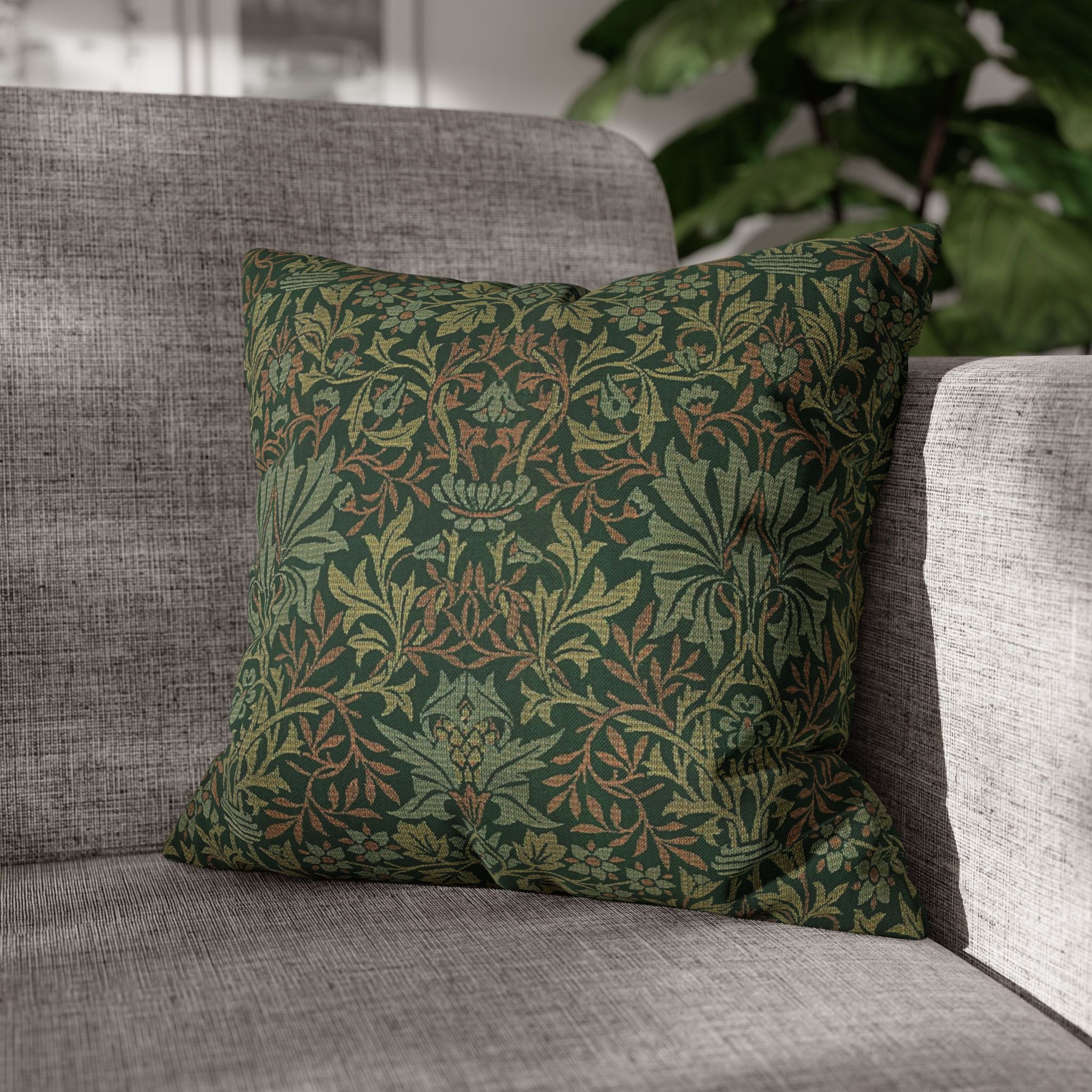 Cushion Cover inspired by William Morris - Flower Garden