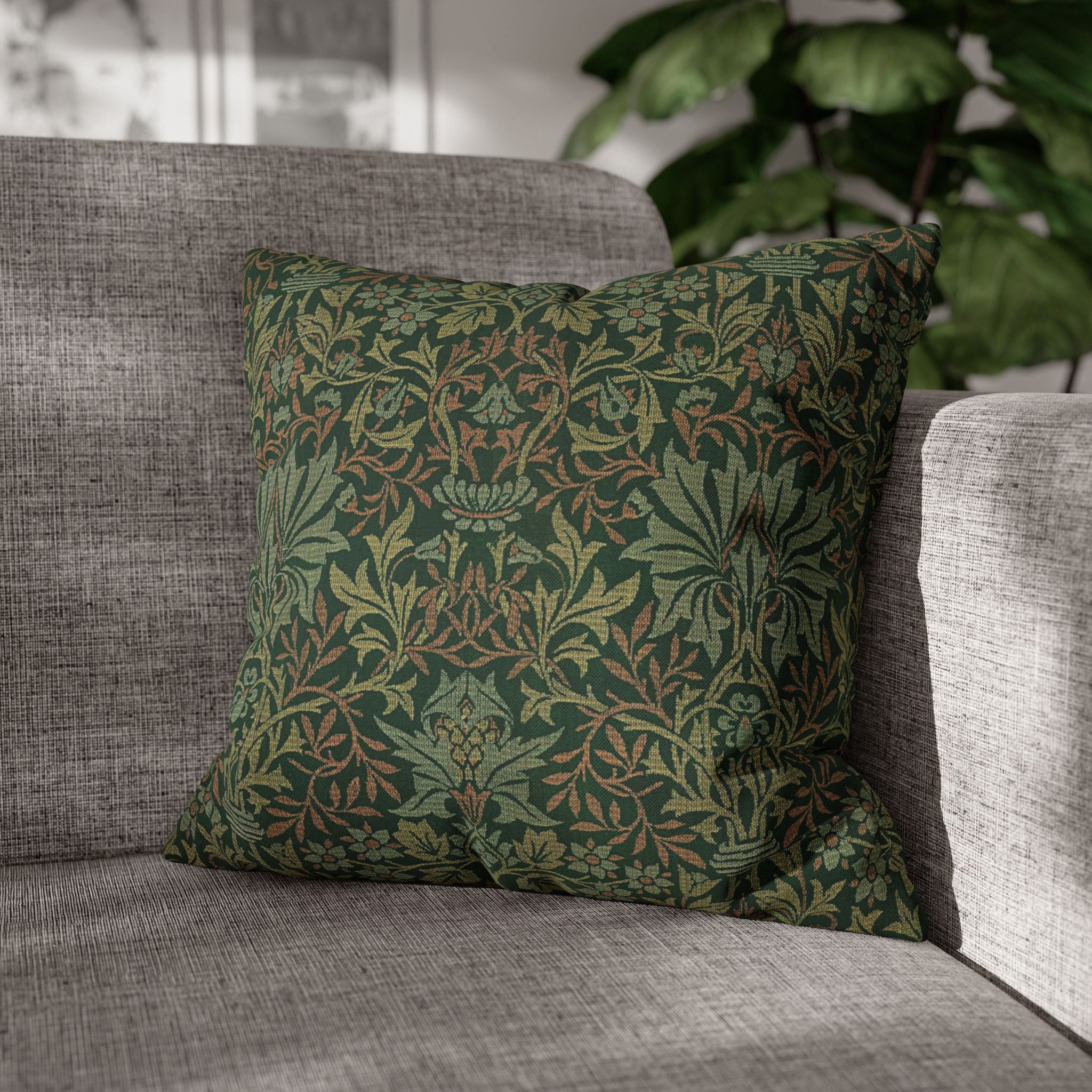 Cushion Cover inspired by William Morris - Flower Garden