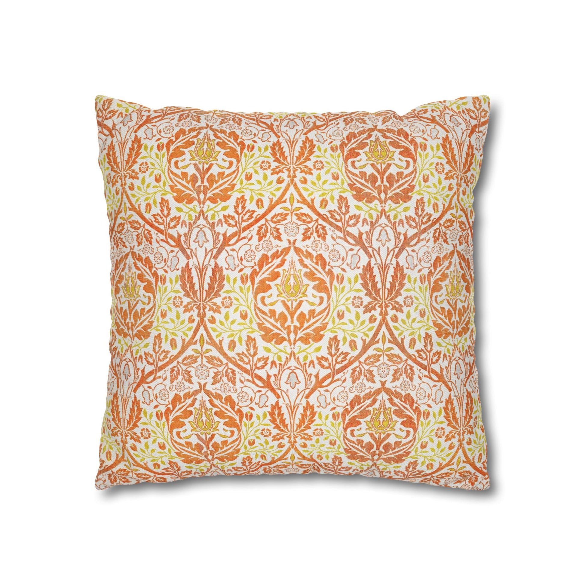 Decorative pillow with a floral pattern on a white background - William Morris Golden Bough