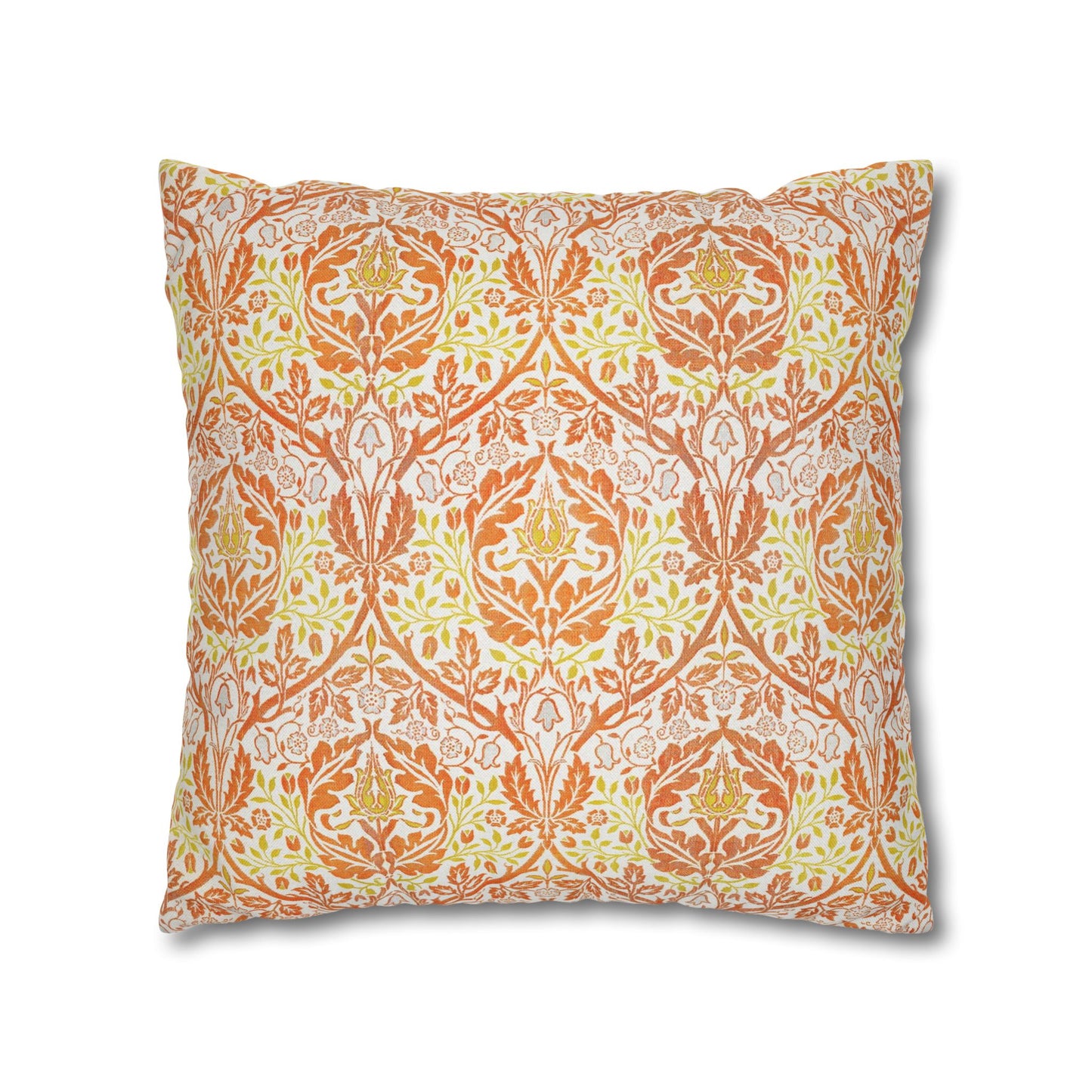 Decorative pillow with a floral pattern on a white background - William Morris Golden Bough