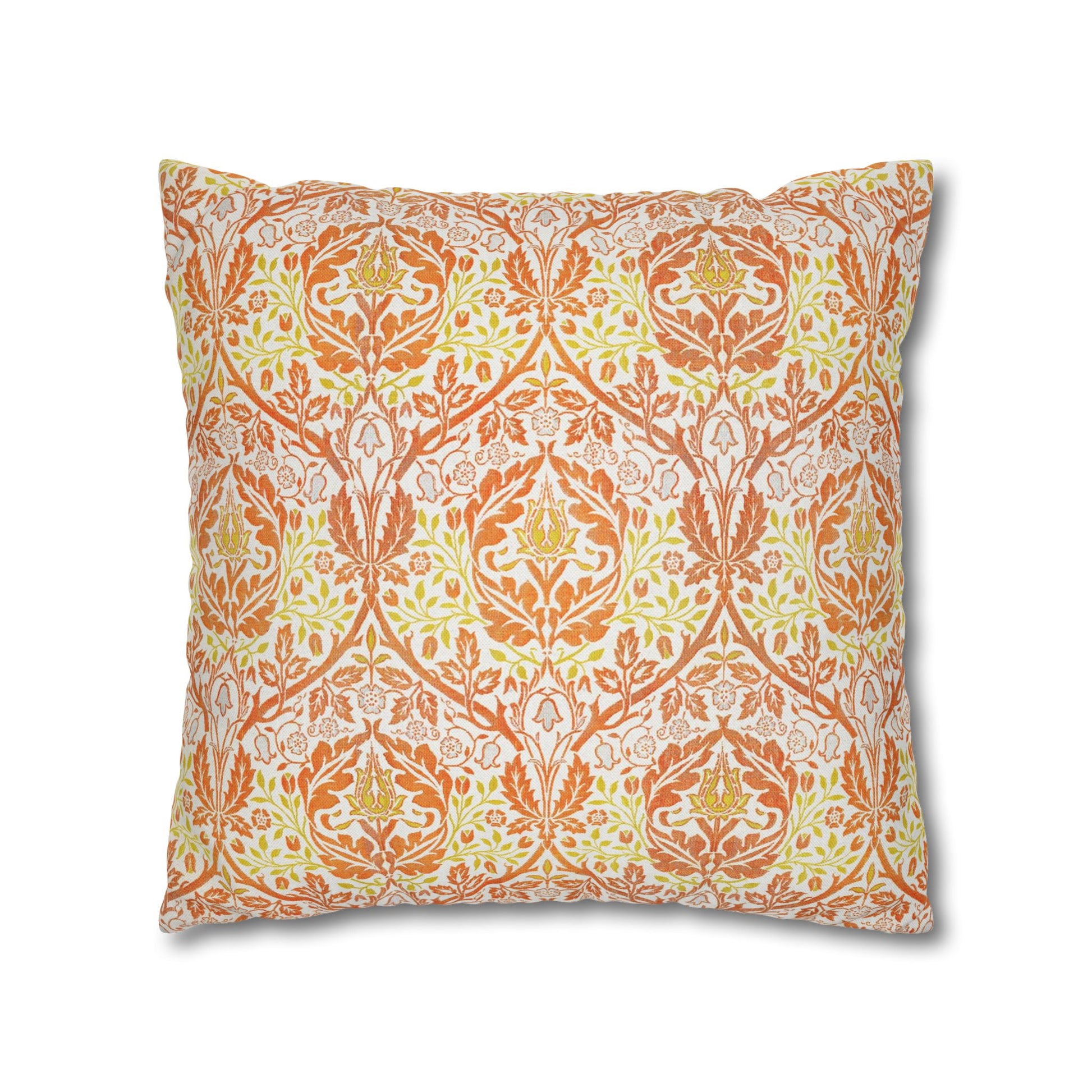 Decorative pillow with a floral pattern on a white background - William Morris Golden Bough