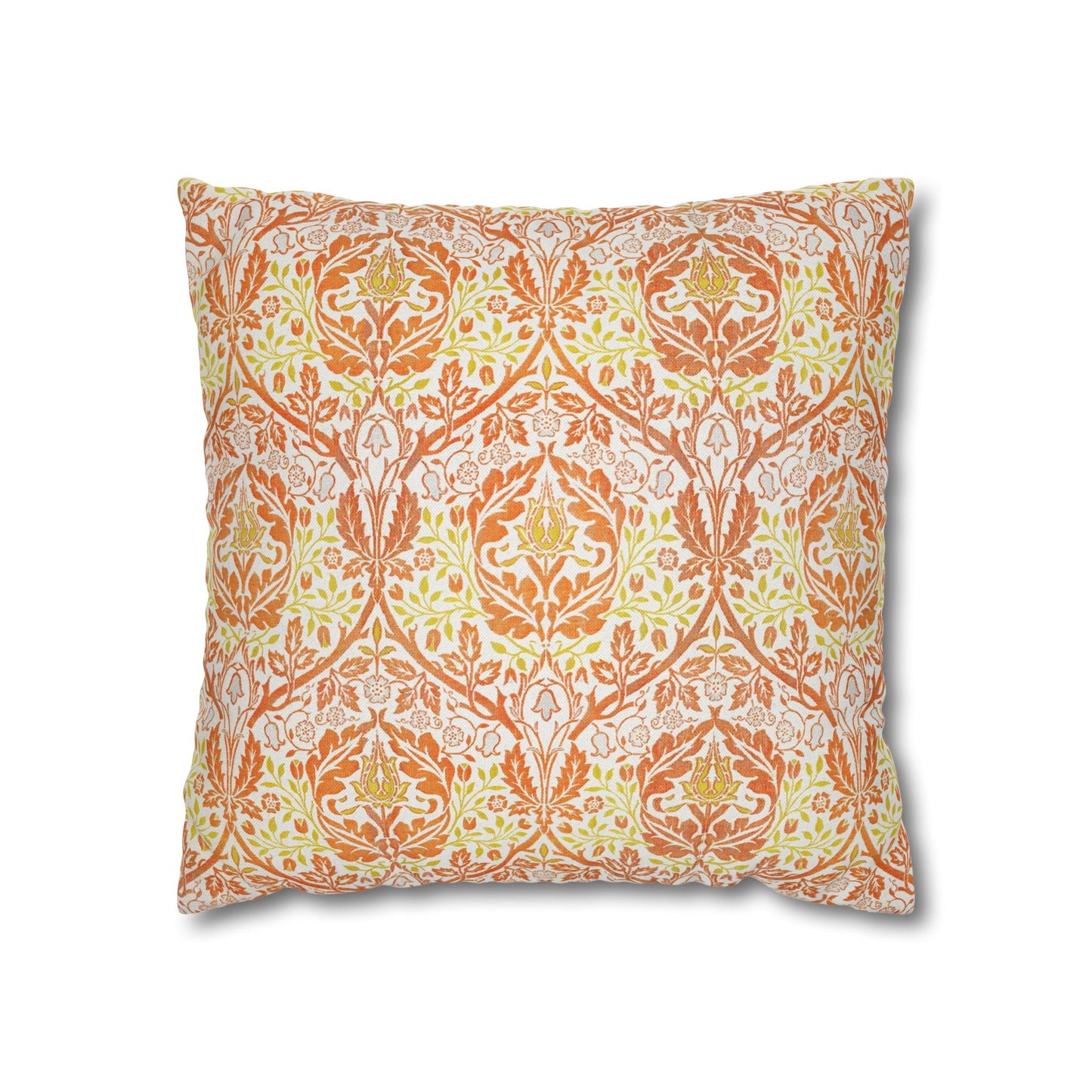 Decorative pillow with a floral pattern on a white background - William Morris Golden Bough