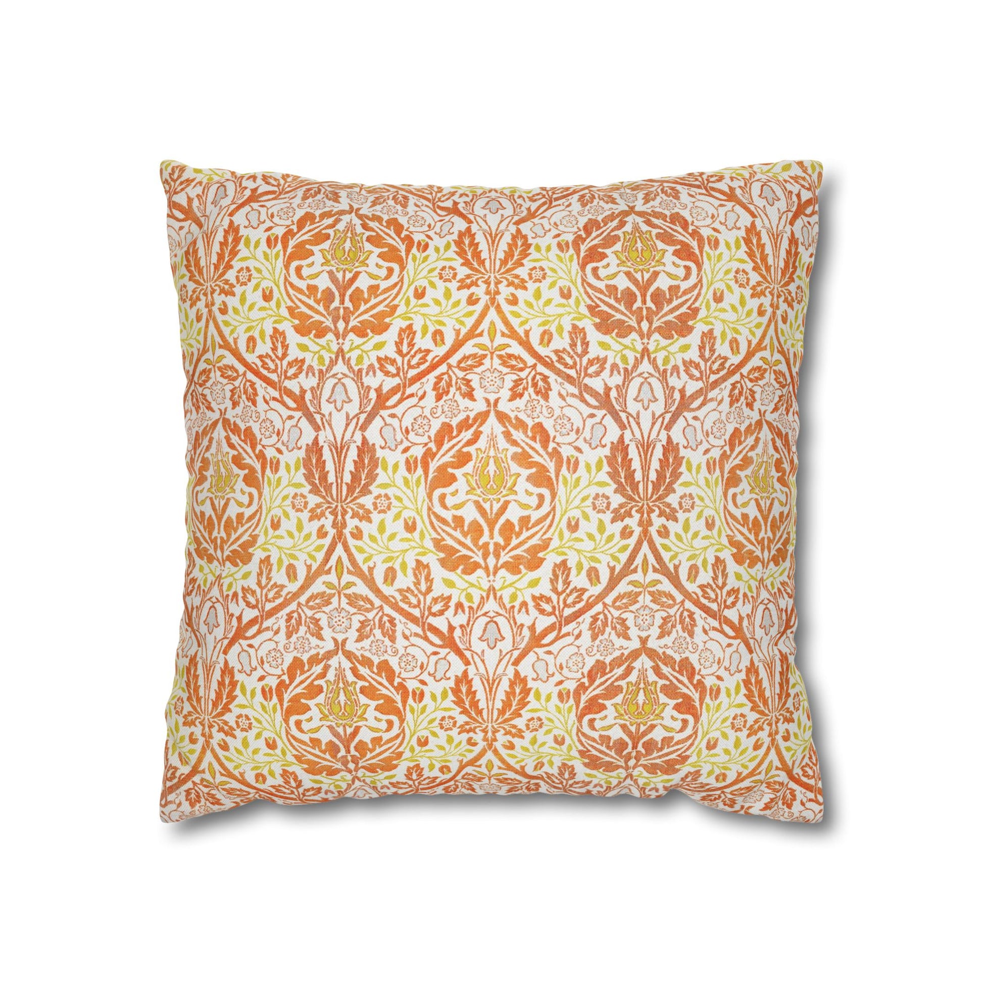Decorative pillow with a floral pattern on a white background - William Morris Golden Bough