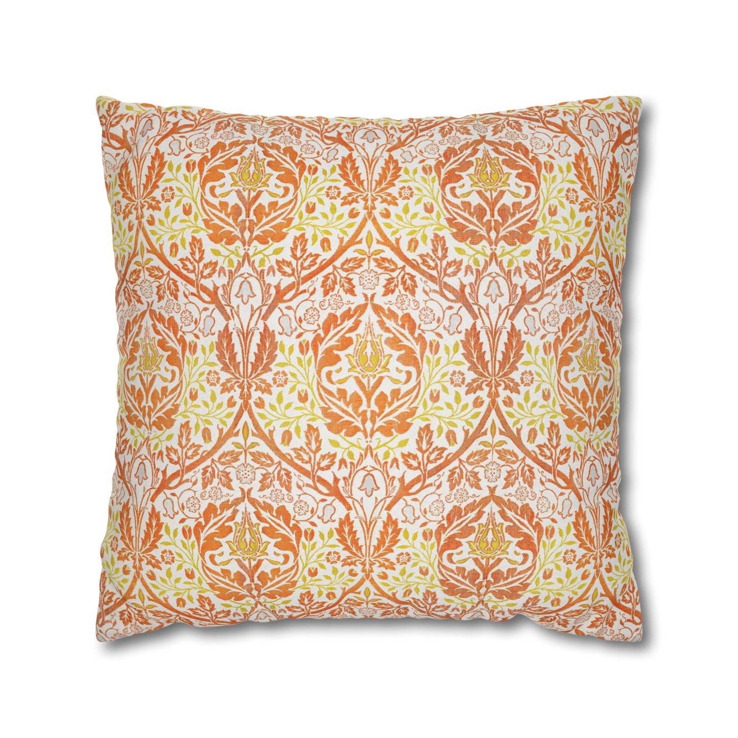 Decorative pillow with a floral pattern on a white background - William Morris Golden Bough