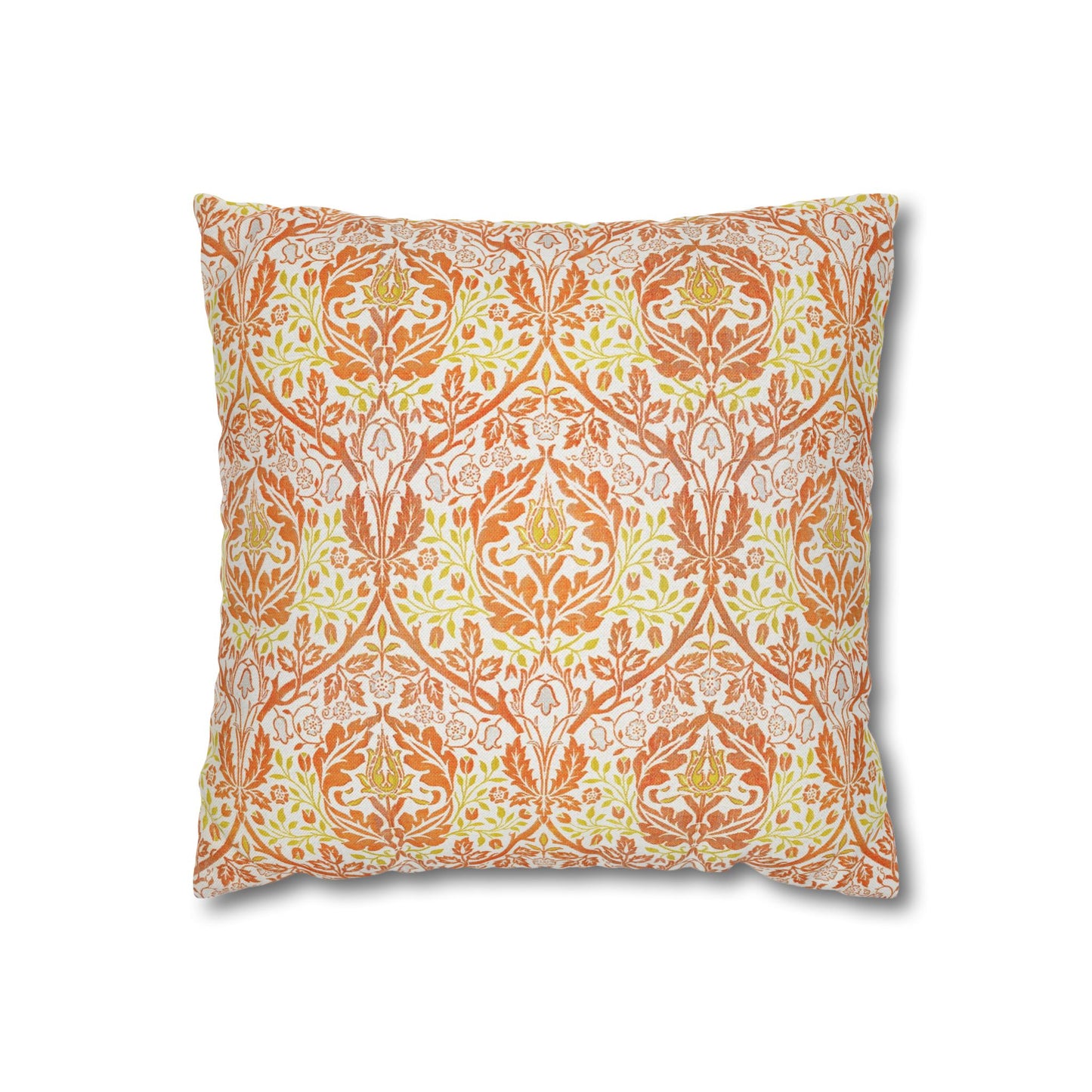 Decorative pillow with a floral pattern on a white background - William Morris Golden Bough