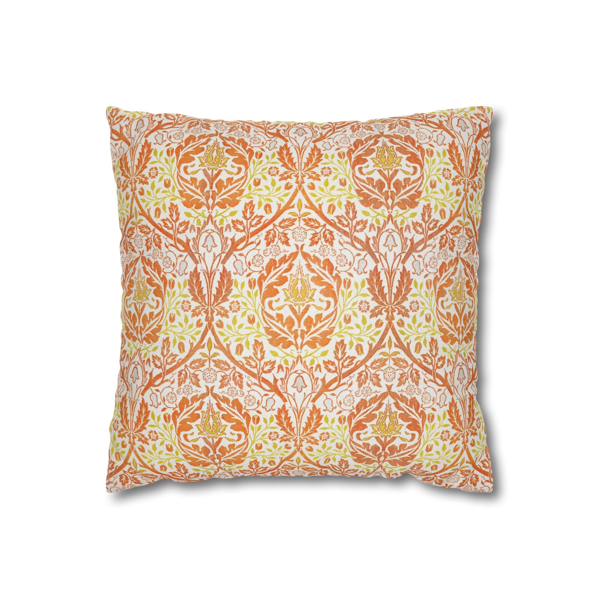 Decorative pillow with a floral pattern on a white background - William Morris Golden Bough