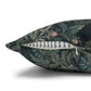 Decorative pillow with floral pattern on a white background - William Morris Greenery