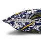 Decorative pillow with intricate pattern on a white background