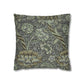 Decorative pillow with floral pattern on a white background