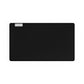 Black rectangular product on a white background