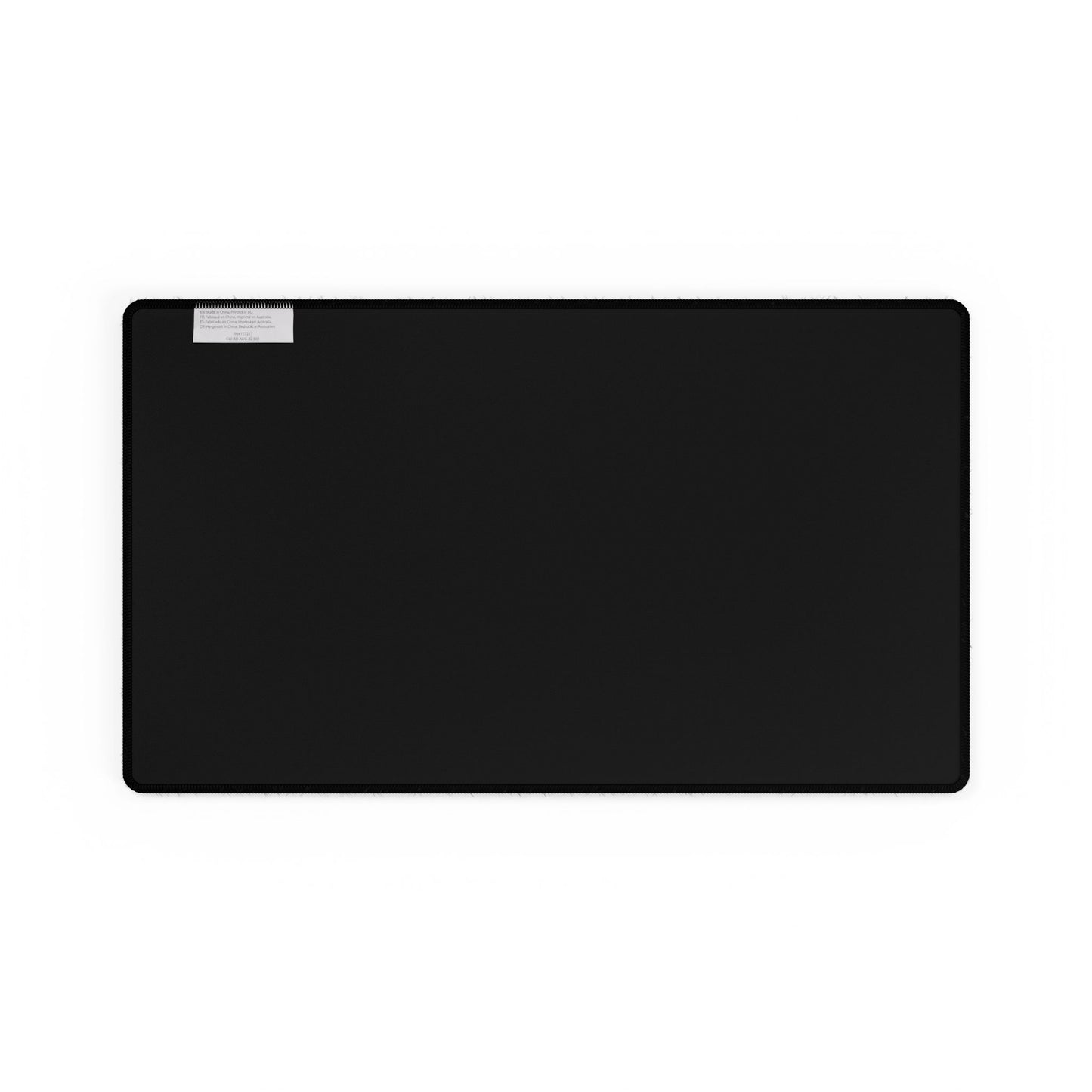 Black rectangular product on a white background