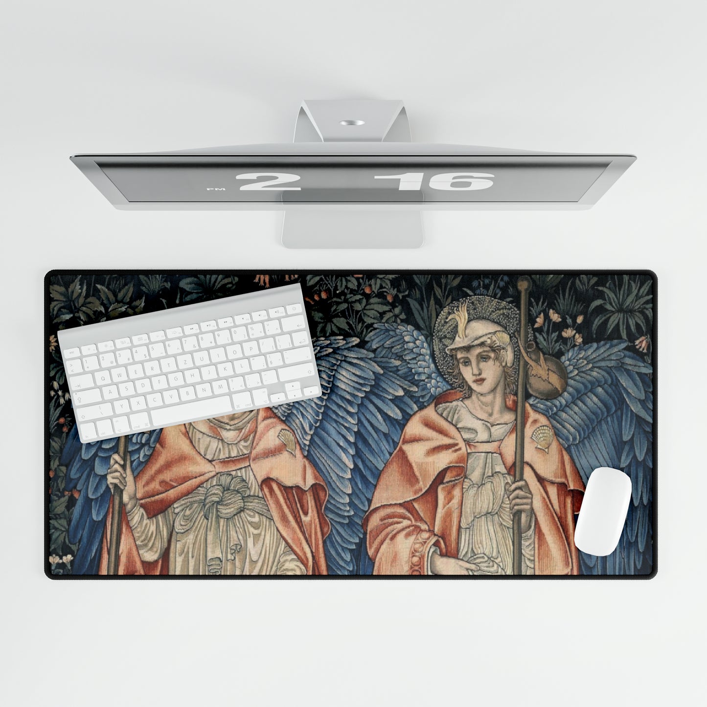 Desk Mat inspired by William Morris - Angeli Ministrantes Collection