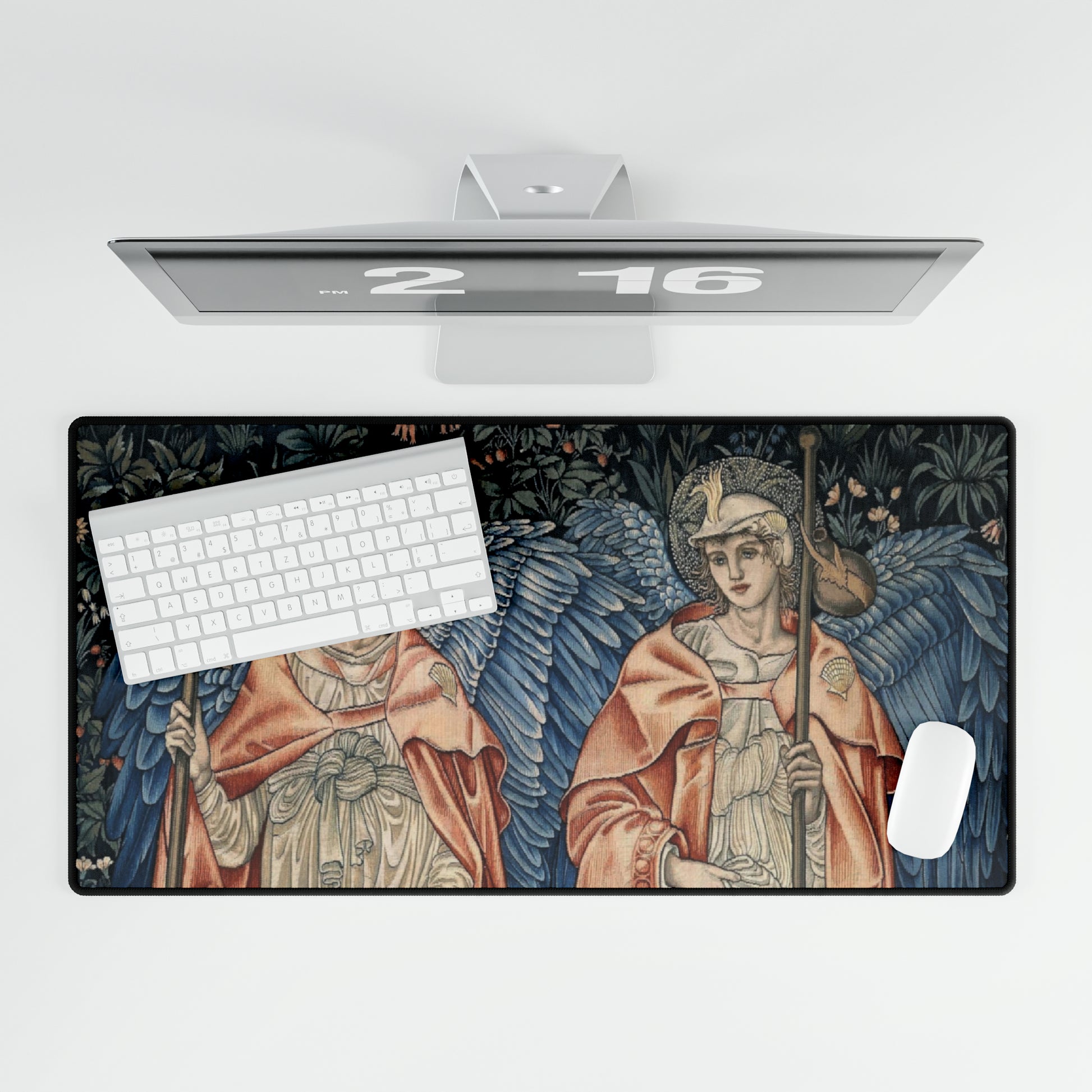 Desk Mat inspired by William Morris - Angeli Ministrantes Collection