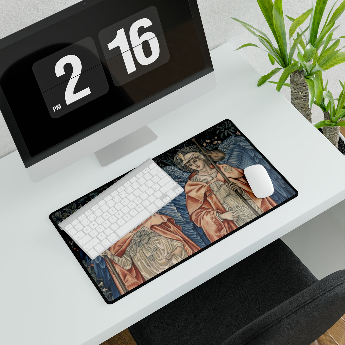 Desk Mat inspired by William Morris - Angeli Ministrantes Collection