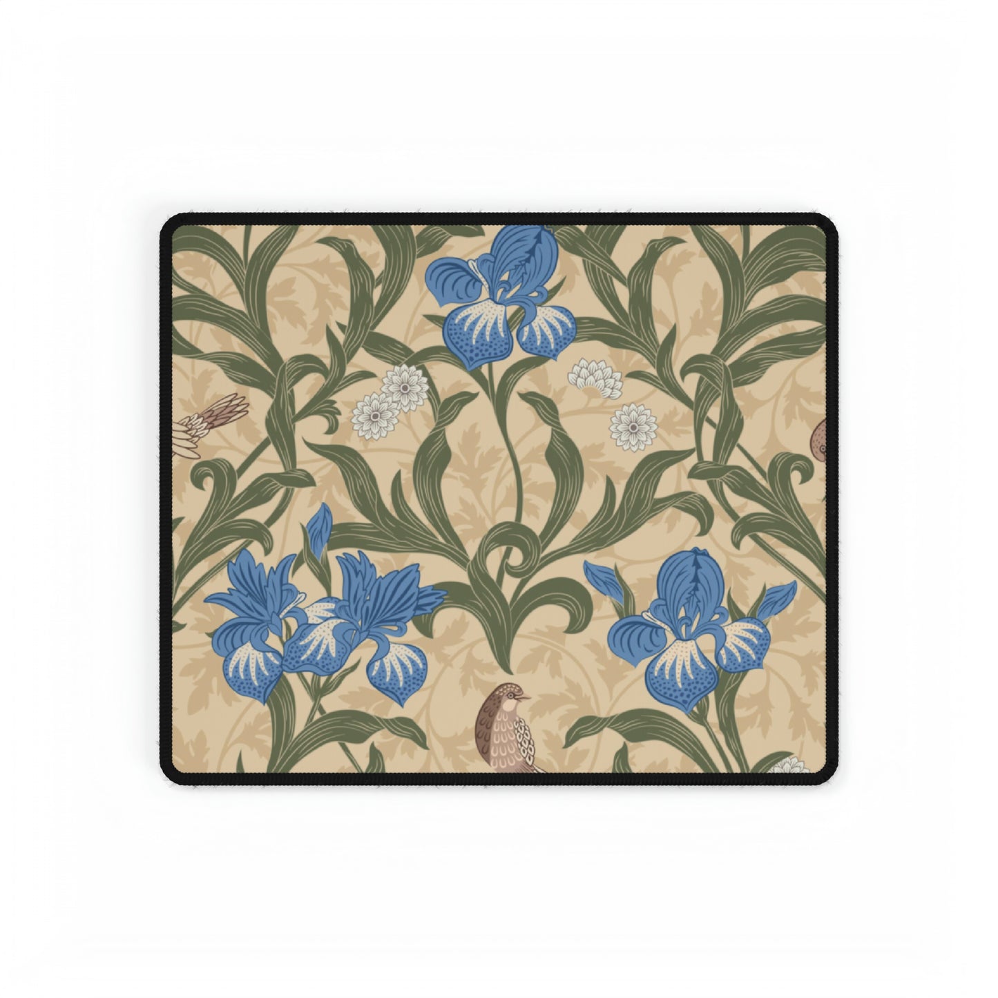 Desk Mat inspired by William Morris - Blue Iris Collection