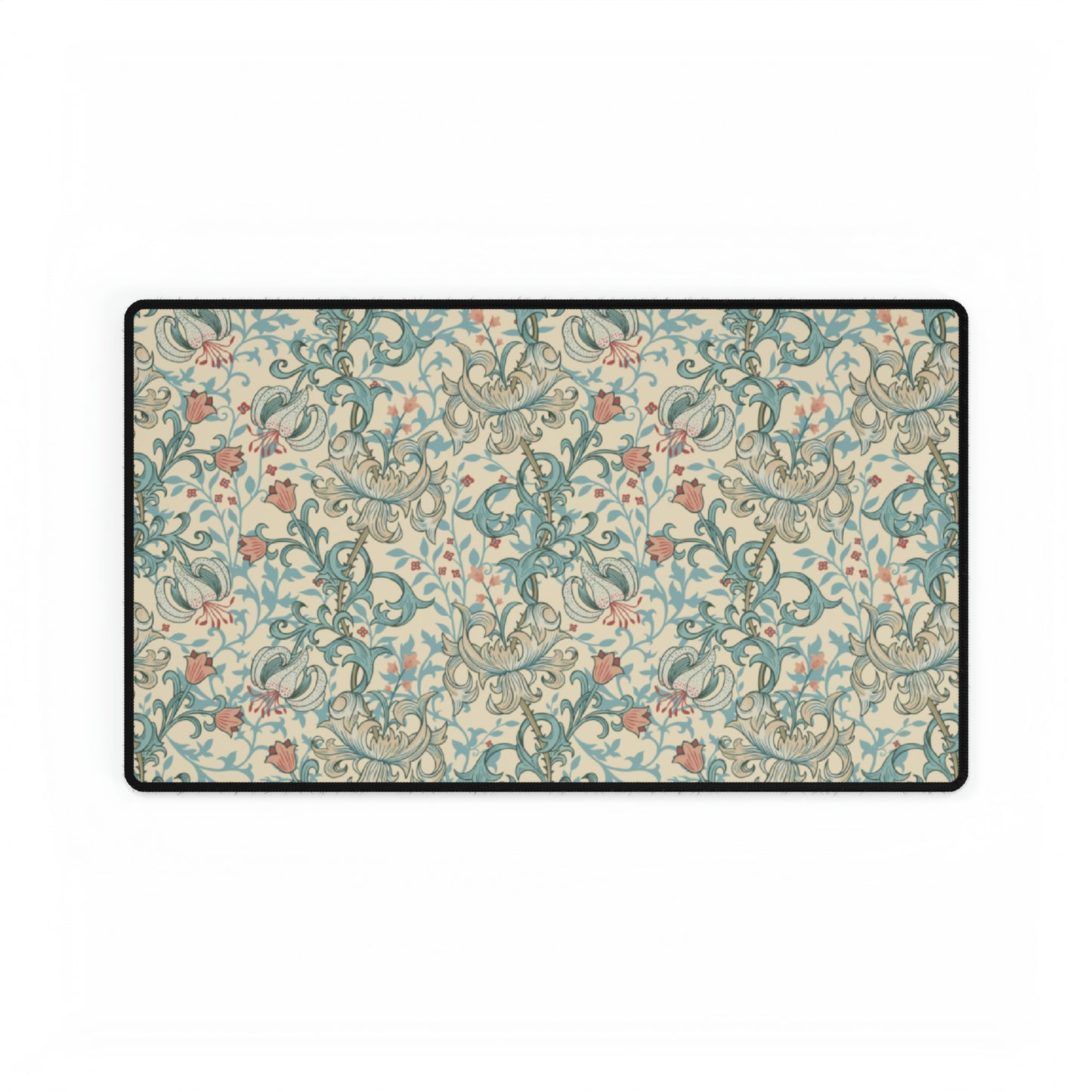 Desk Mat inspired by William Morris - Golden Lily Collection (Mineral)