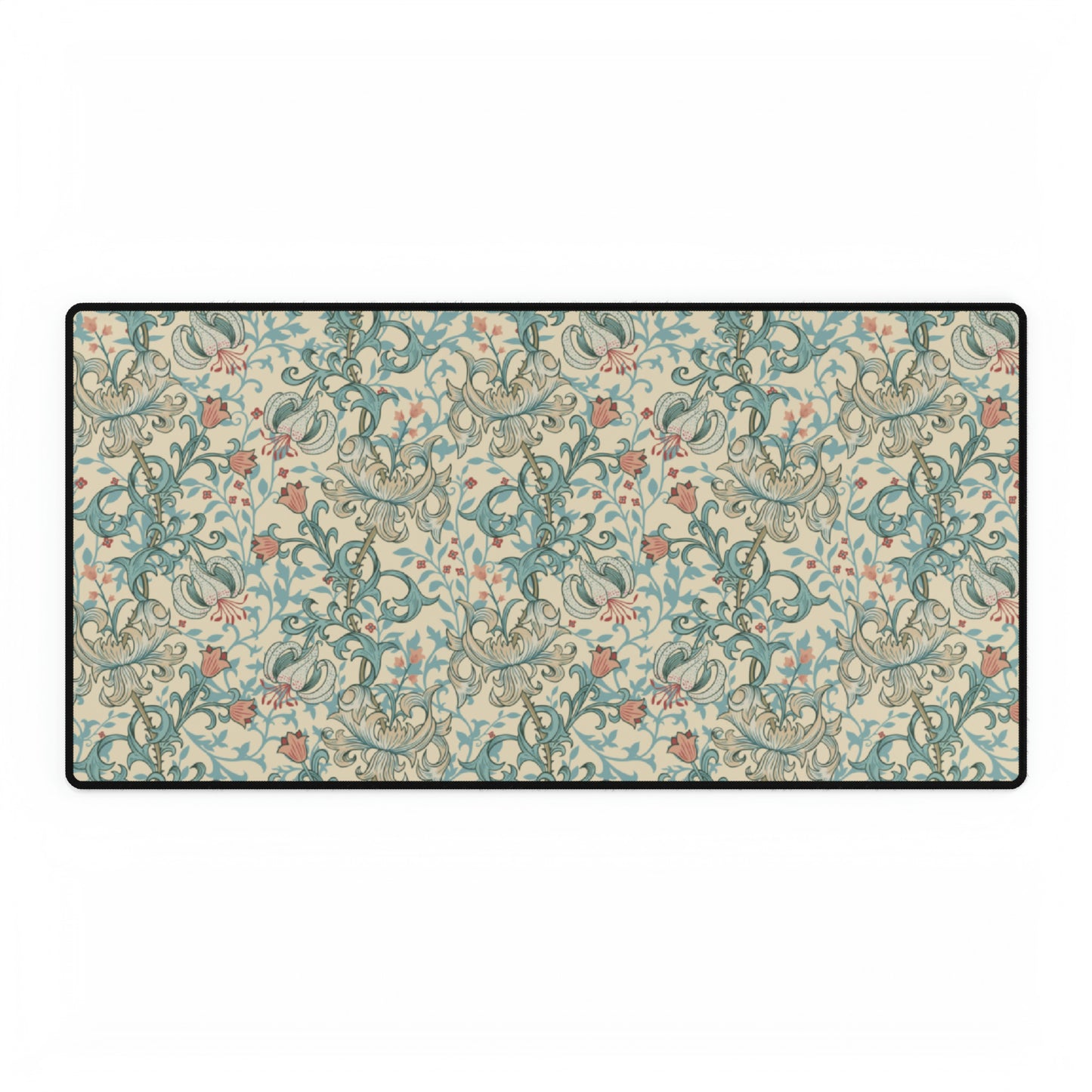 Desk Mat inspired by William Morris - Golden Lily Collection (Mineral)
