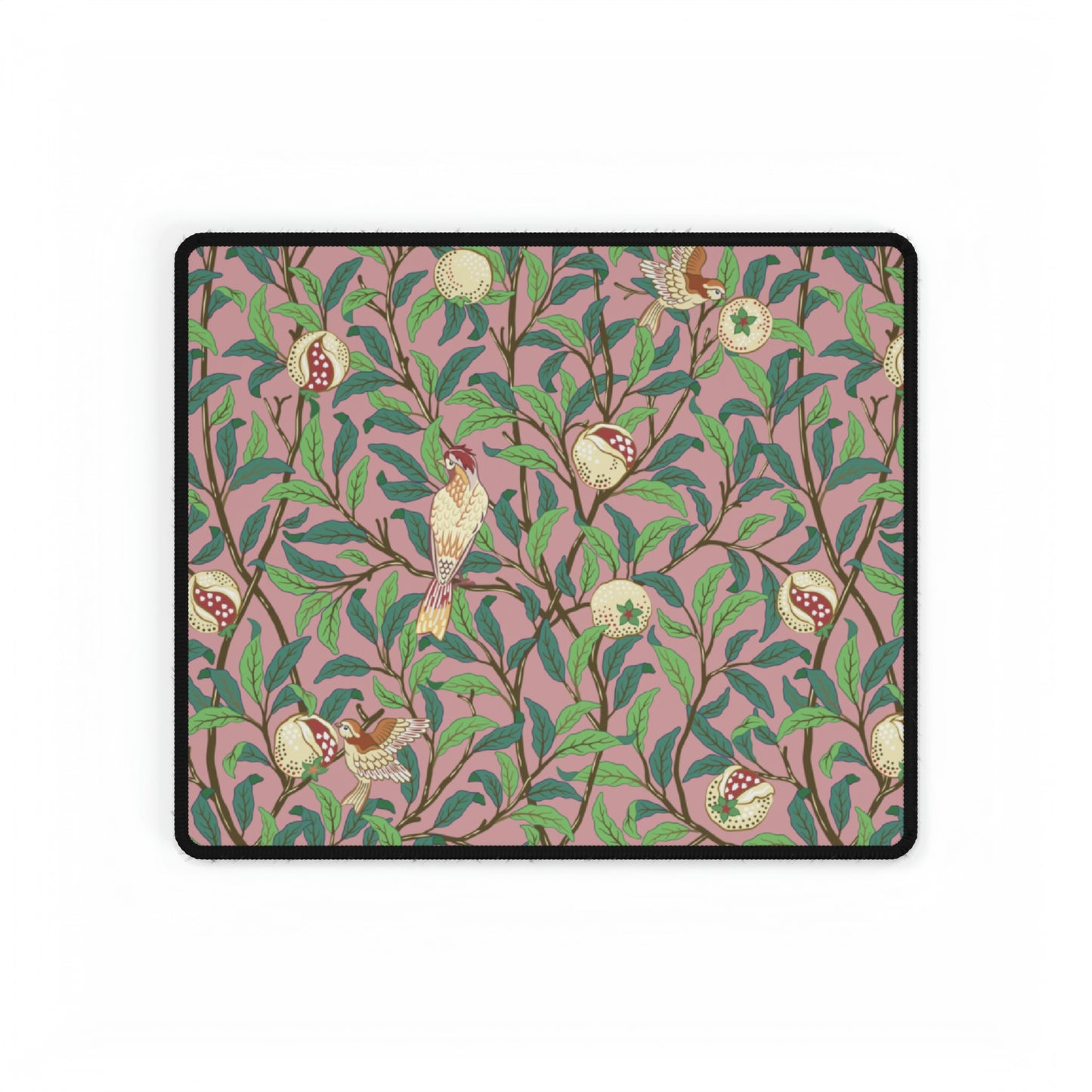 Desk Mat inspired by William Morris - Bird and Pomegranate Collection (Rosella)