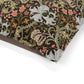 Floral patterned fabric with a dark background
